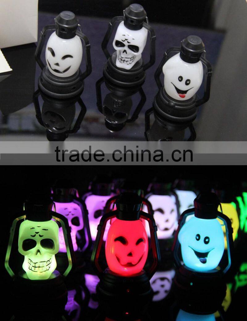Christmas and Halloween Portable Witch light lantern led skull small night light