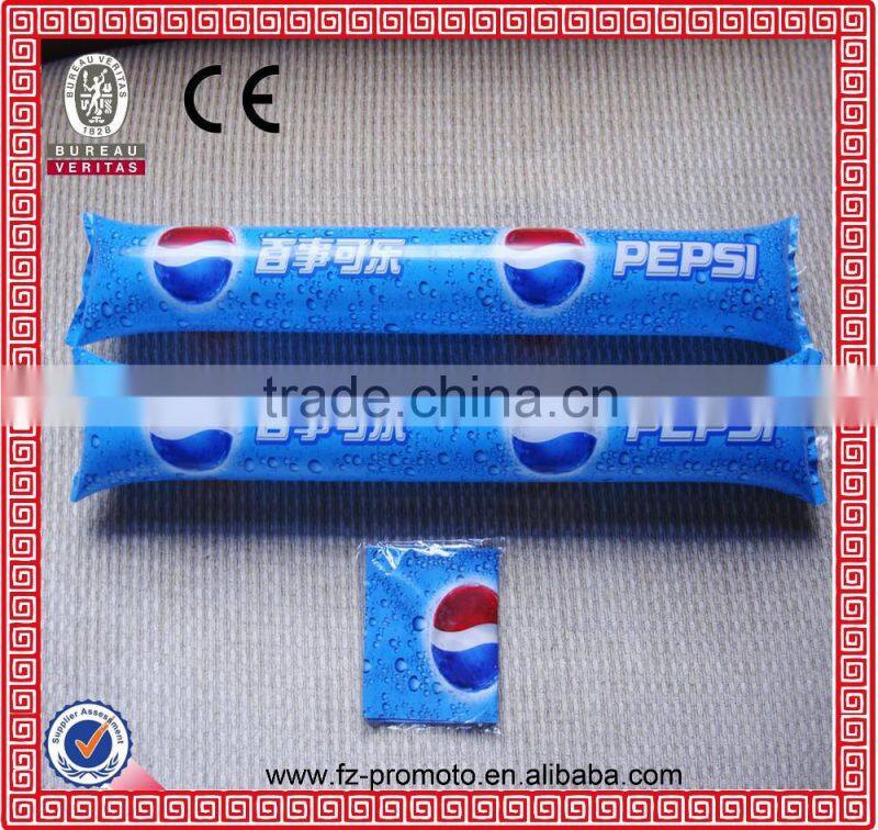 Plastic Sports Inflatable Fan Stick Inflatable Cheering Sticks