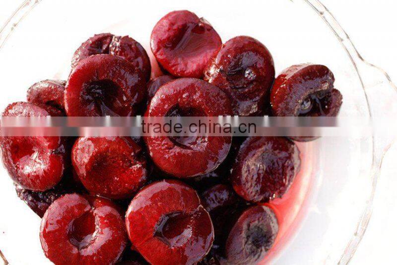 Canned plum halves in syrup