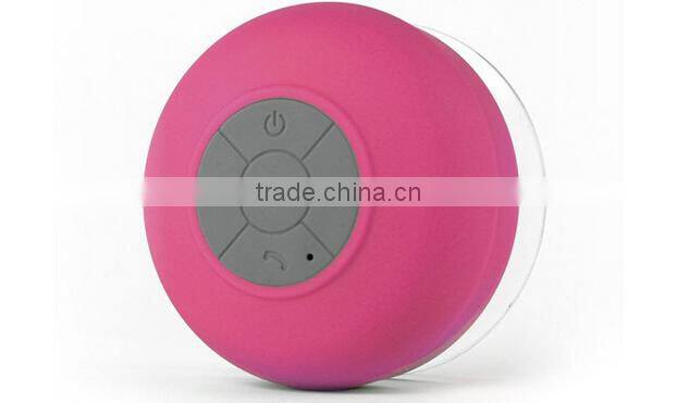 Bluetooth Waterproof Wireless Shower Handsfree Mic Suction Speaker Gift Rainbow Colors