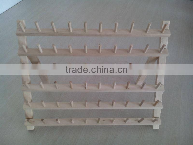 2015 hot sale birch thread rack wood spools