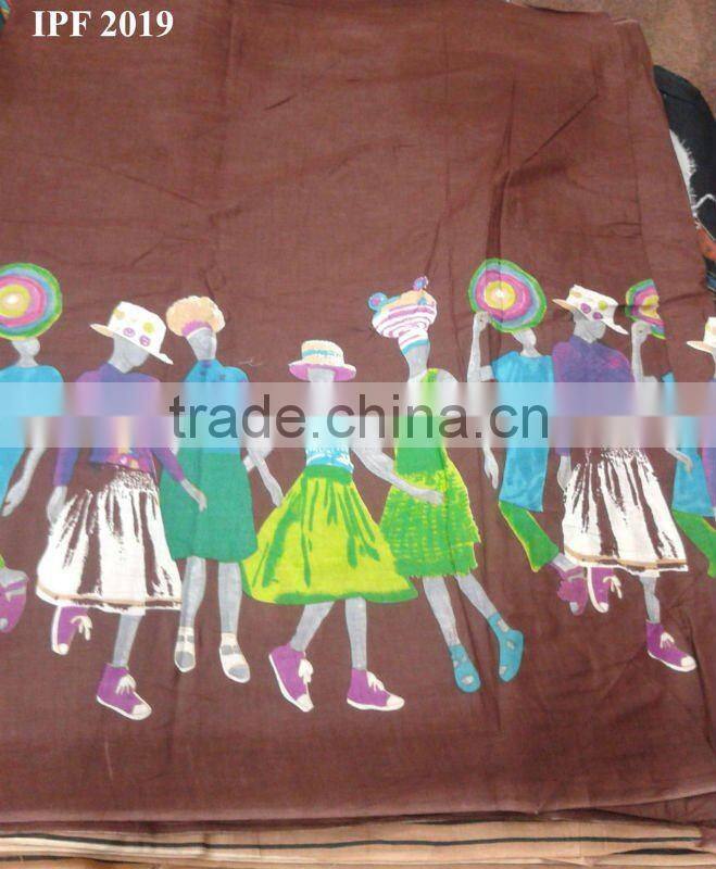 silk habotai printed