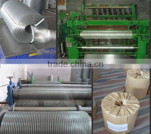 Galvanized welded wire mesh fence panel