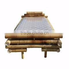 FD-16315 bamboo folding bed/wood folding bed/outdoor bed