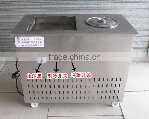 Commercial fried ice cream machine DHL express to door worlwide fried ice cream machine