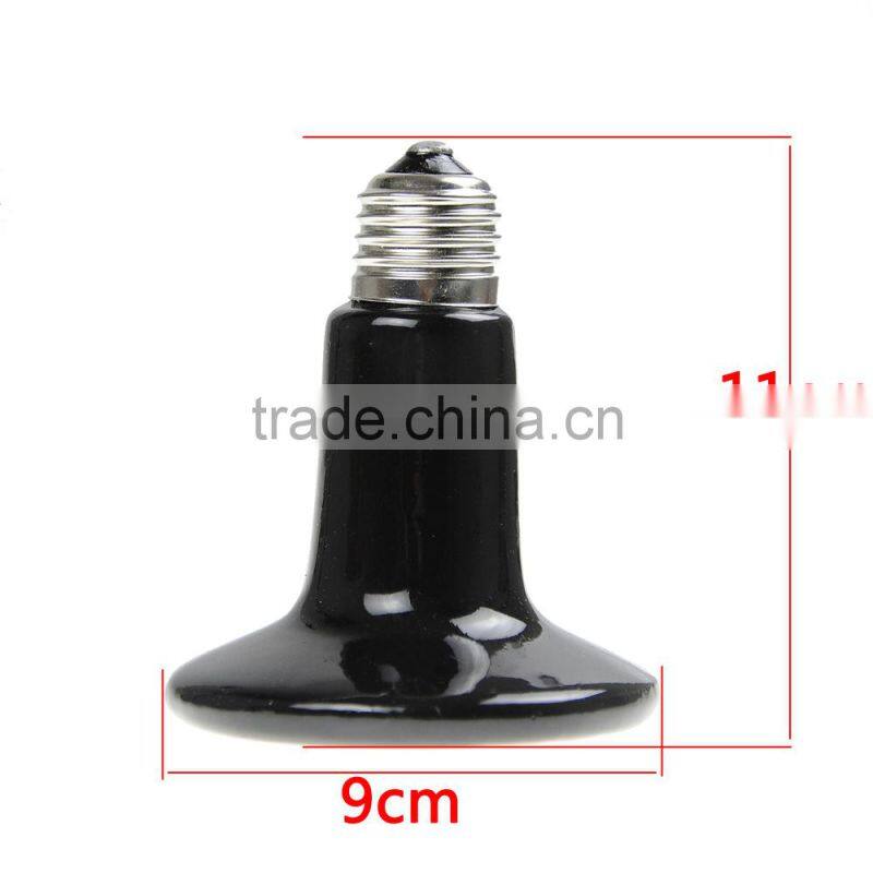 25-250W Infrared Ceramic Heat Emitter Lamp Light Bulb for Reptile Pet Brooder 110-120V
