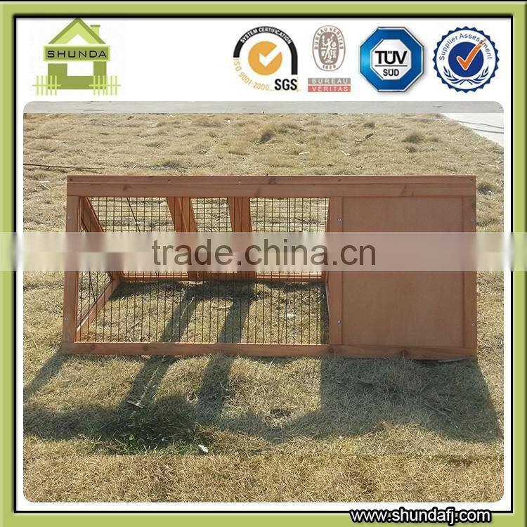 Cheap Wooden Triangle Rabbit Hutch
