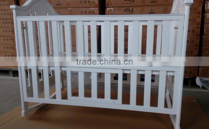 2016 popular sales multifunction baby crib