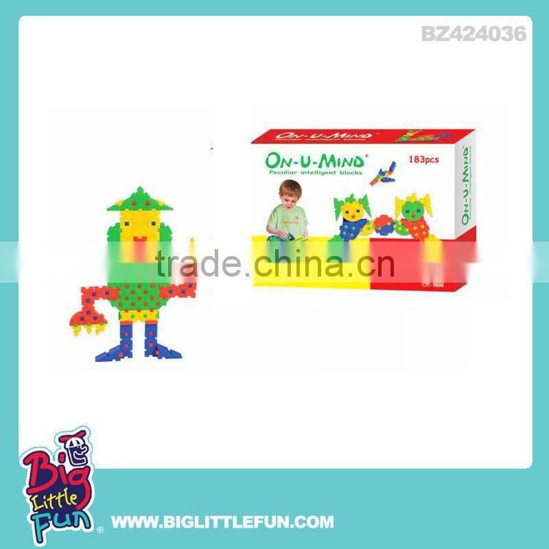 55pcs snow flower toy building block