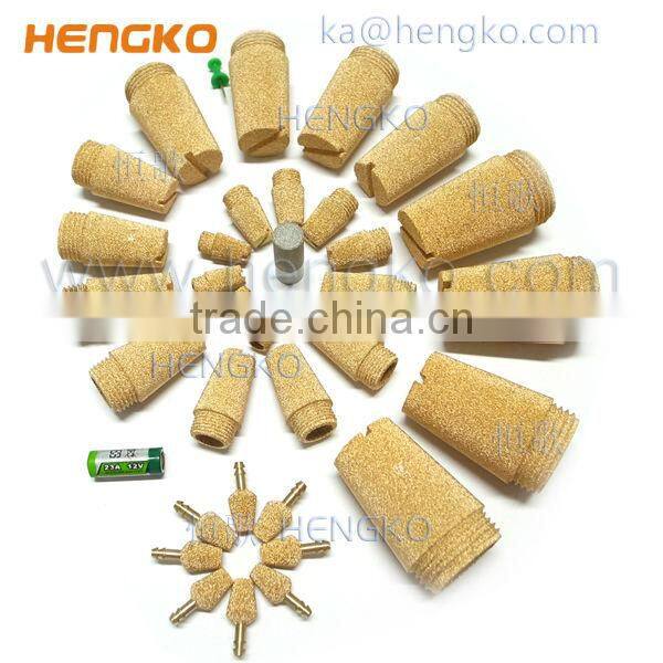 Sintered ss brass air silencer