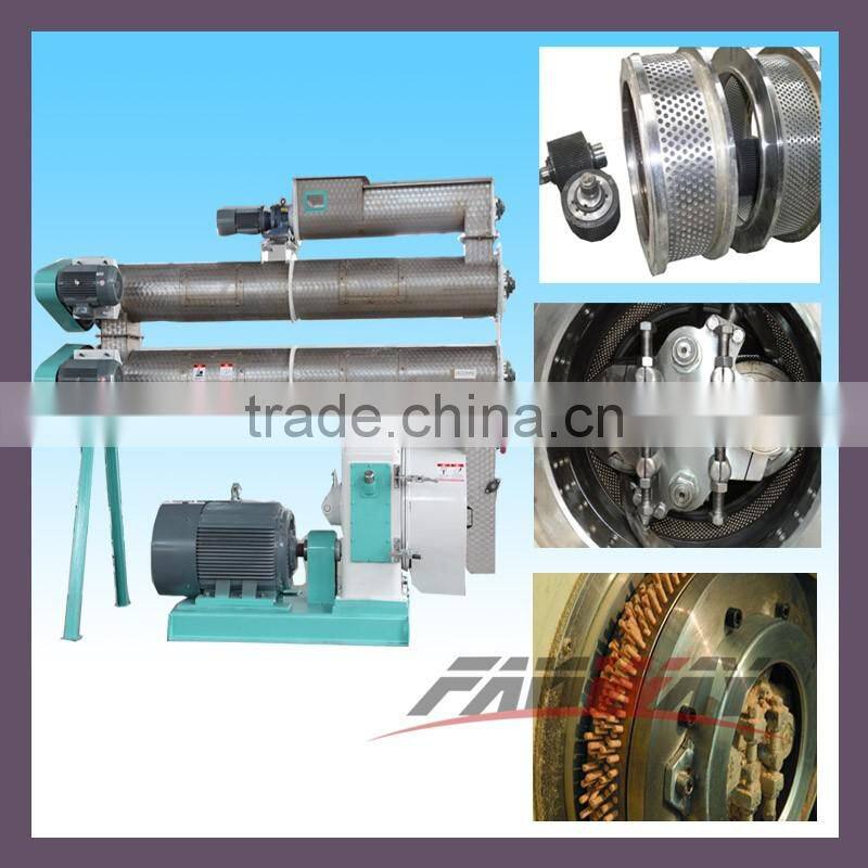 1-2t/h ring die poultry feed pellet making machine price