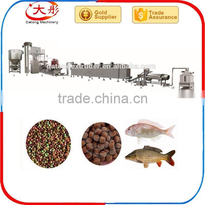 Automatic fish food pellet extruder making machine