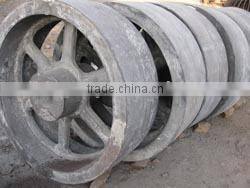 cast brass into cast iron part