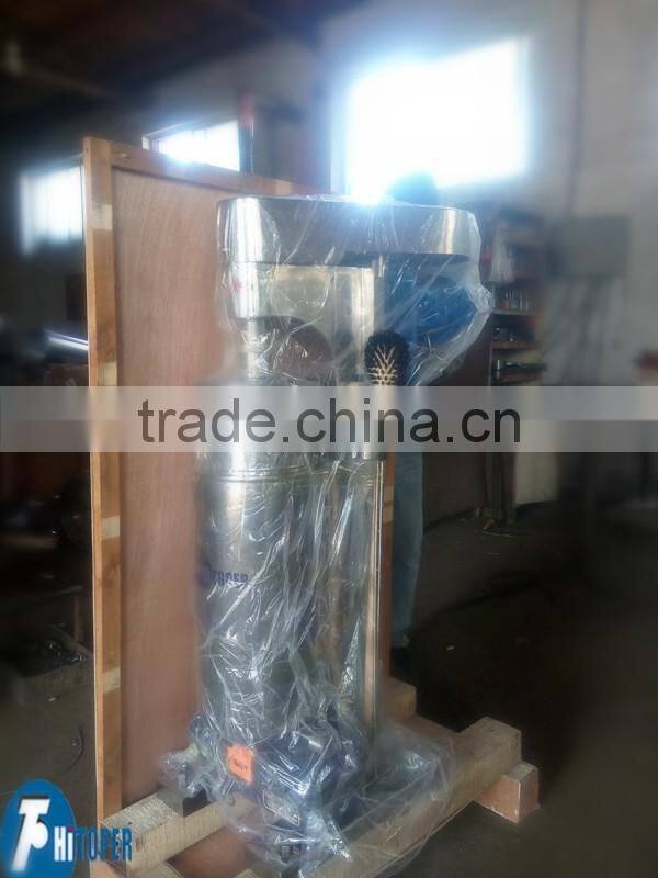 Upper manual discharge centrifuge with heating constant-temp