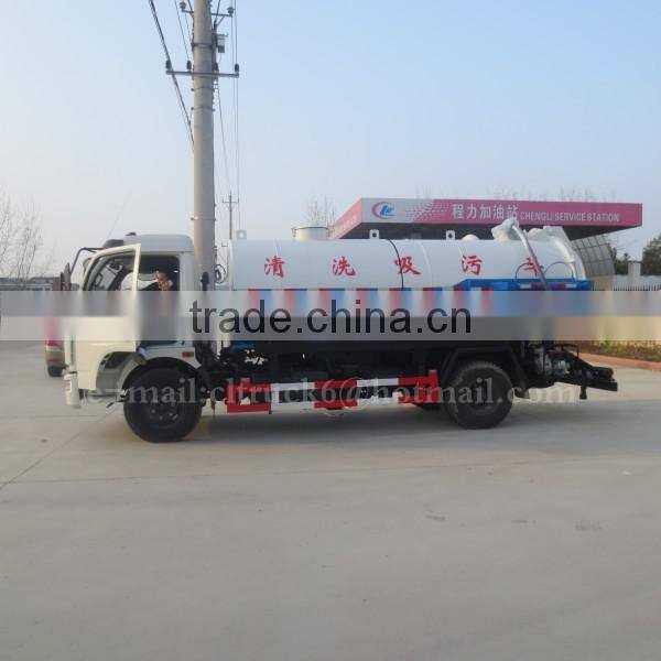 DONGFENG 4*2 6ton Cleaning Suction Sewage Truck