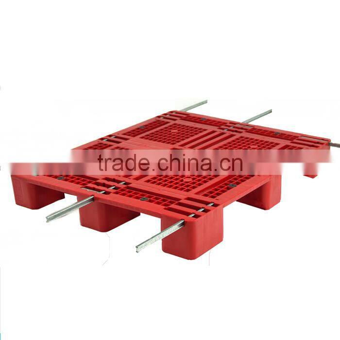 i shape metal for reinforced plastic pallet