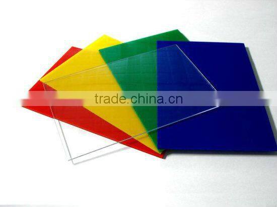 1.22*2.44m color polycarbonate solid sheet