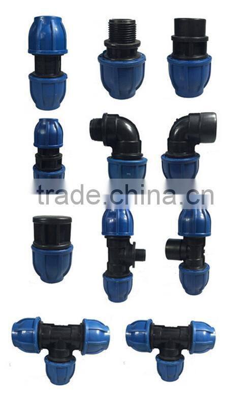 PN16 PP PE COMPRESSION FITTING FEMALE TEE