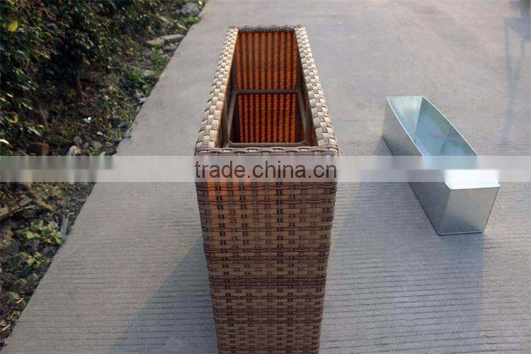 Cottage furniture garden rattan flower pot