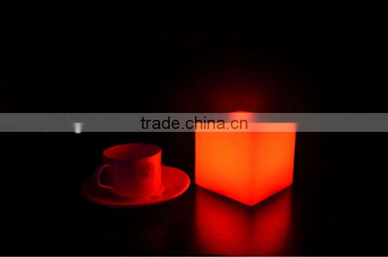 10x10x10cm Decorative multi color changing rechargeable led table lamps