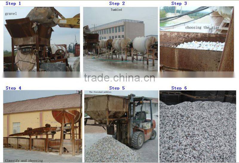 Top product! natural yellow pebble stone glow in the dark