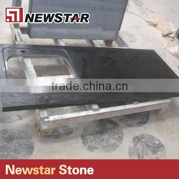 China Black Granite Percut Kitchen Countertop