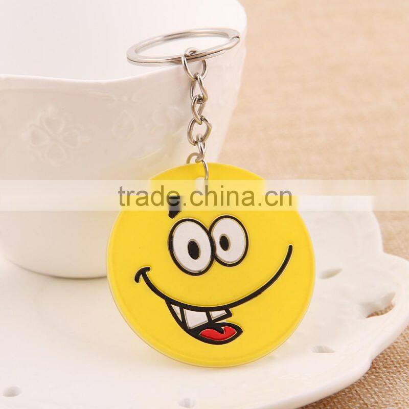 2016 Wholesale Custom Personalized Soft PvC Emoji Keychain