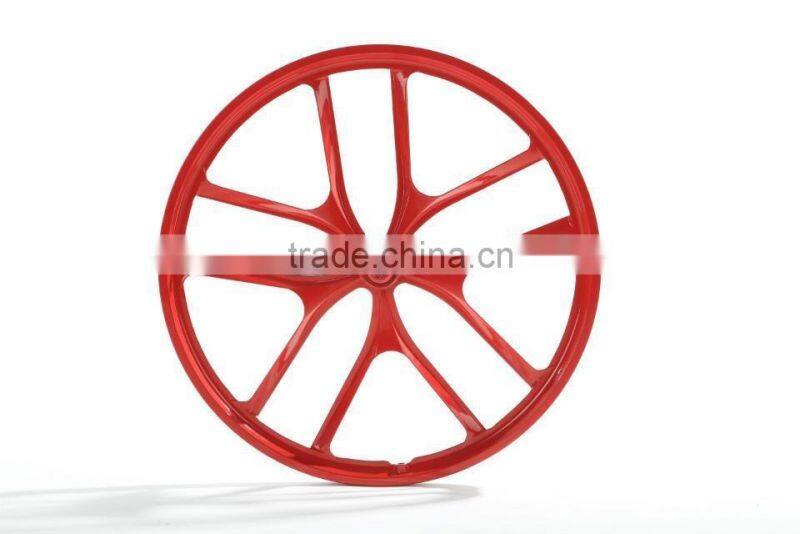 22inch lightest strongest magnesium alloy bike wheel /fixed gear type hub bike wheel