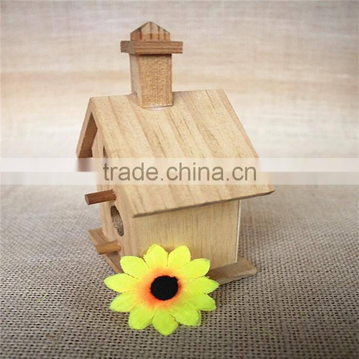 Houseshaped bird nest wood bird nest wood swallow bird nest for double round wood window