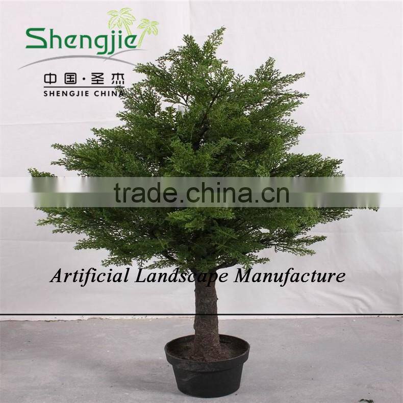 SJ0301125 Guangzhou Shengjie Artificial plant wholesale cypress bonsai tree