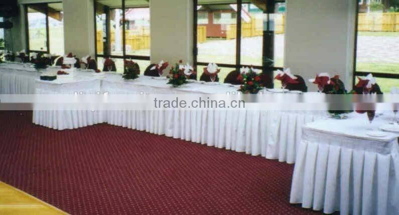 hotsale white conference table skirting