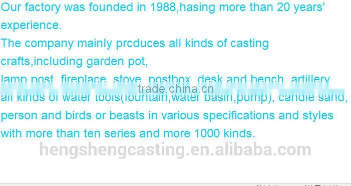 cast iron decoration / cast iron garden decoration