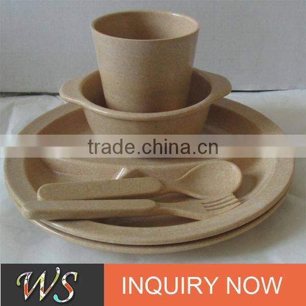 Eco-friendly Bamboo Fiber Contemporary Tableware