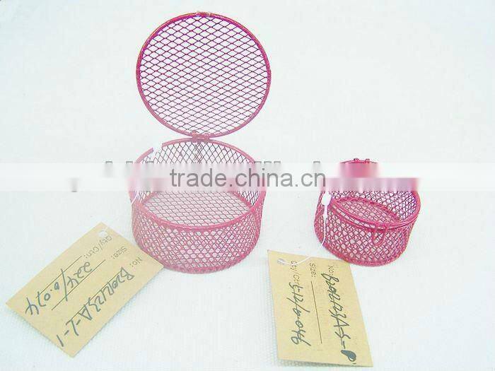 Set of Two metal chocolate gift packaging box