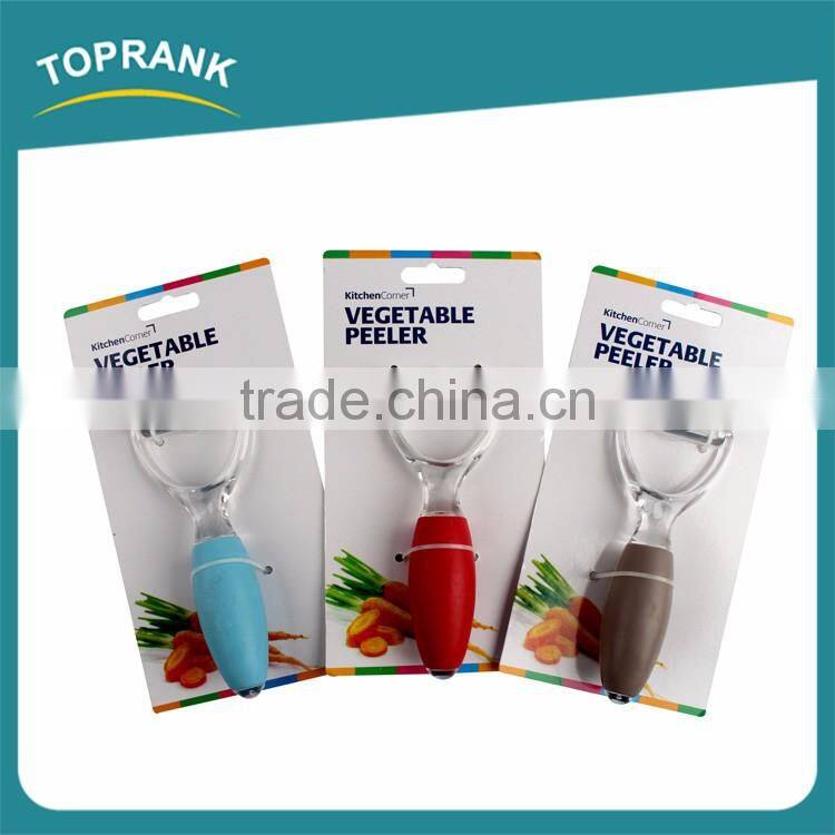 Multifunction kitchen tool fancy plastic fruit and vegetable peeler