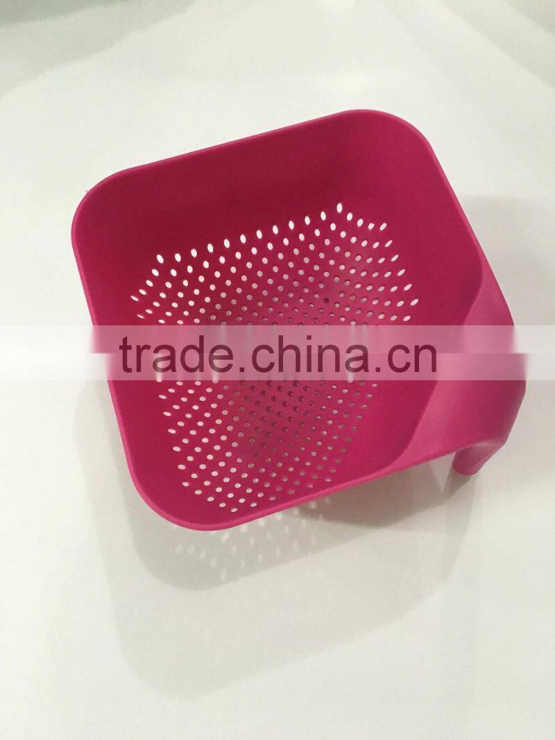 2016 Hot Sales PP Plastic Colorful Foldable Household Colander