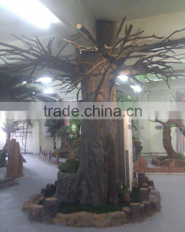 SJ2017872 huge artificial ficus dry tree without leaves for outdoor
