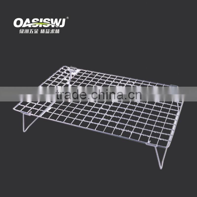 metal wire mesh bread cooling rack,3 tiers Bakery Metal Cooling Rack