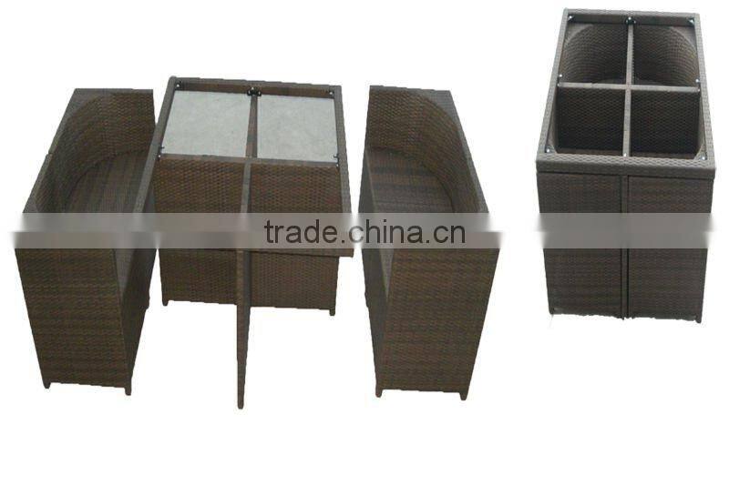 garden wicker coffee table sets