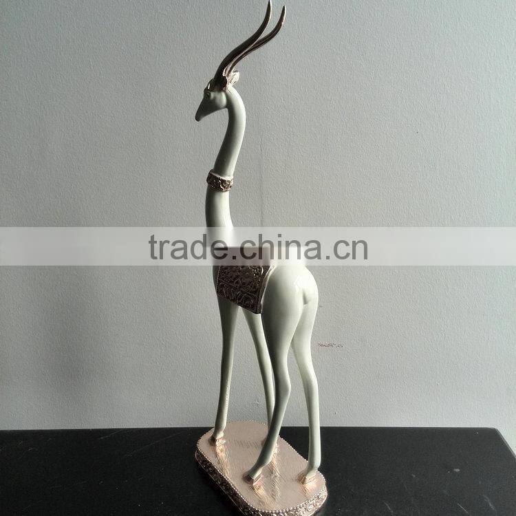 Resin reindeer figurine