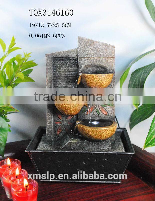 Polyresin big water fountains