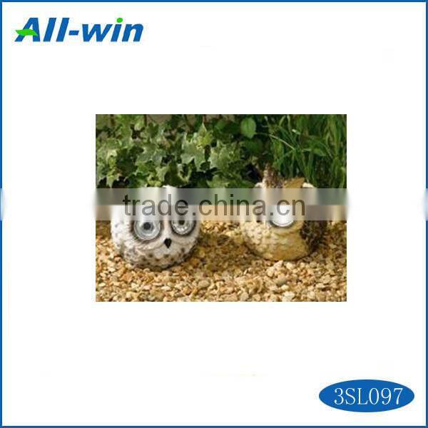 good design garden owl solar light
