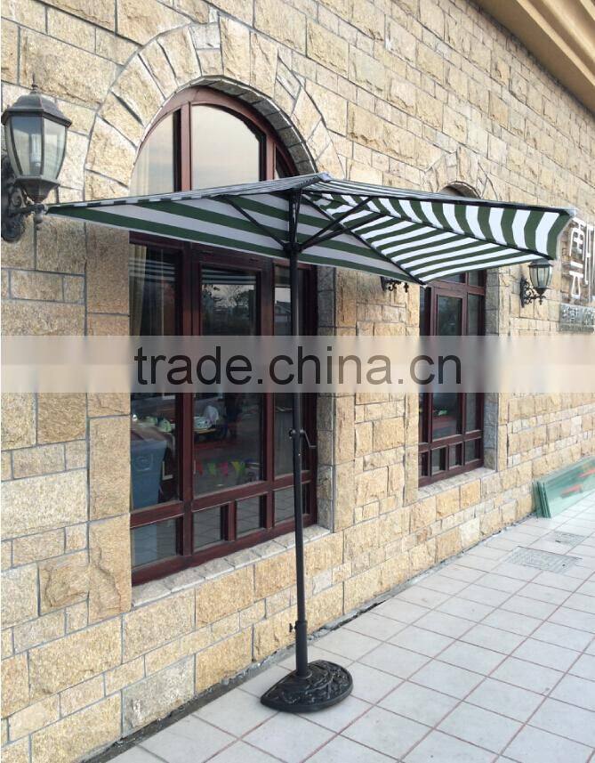 Patio Half Round Sun Umbrella Structure CK1424