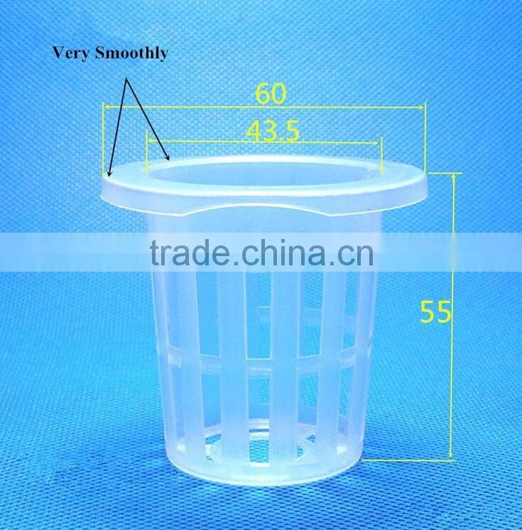 43.5mm Diameter,5.5cm Height, Garden Plants Hydroponic Garden System Net Pot PP Cup