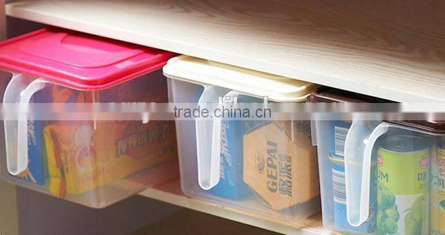 plastic sealed storage box with handle