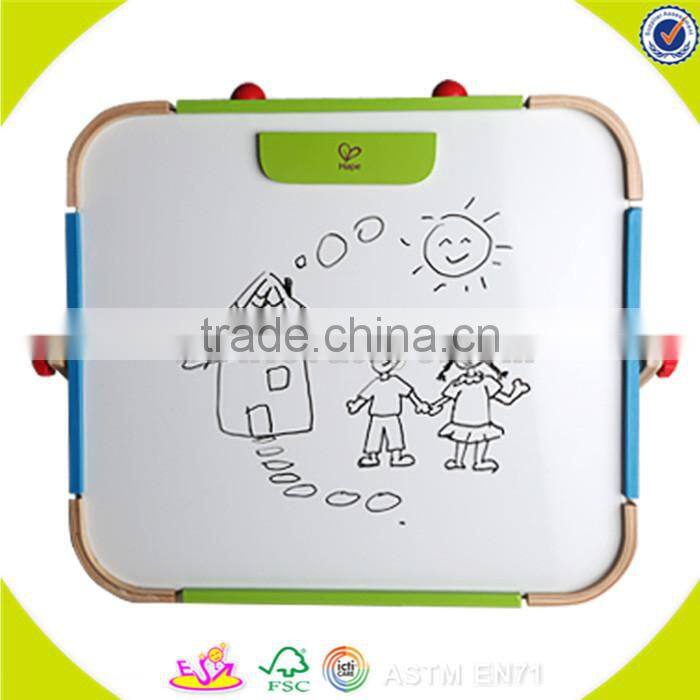 Wholesale teaching aid baby wooden drawing board useful top children wooden drawing board W12B030
