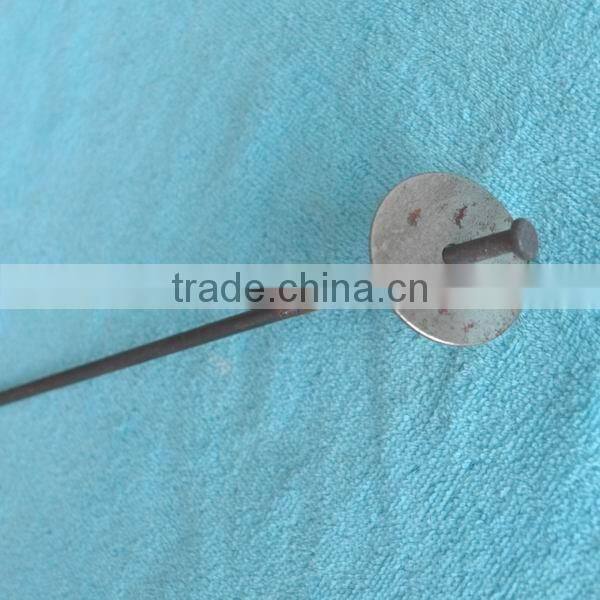 Garden fabric pins with washer