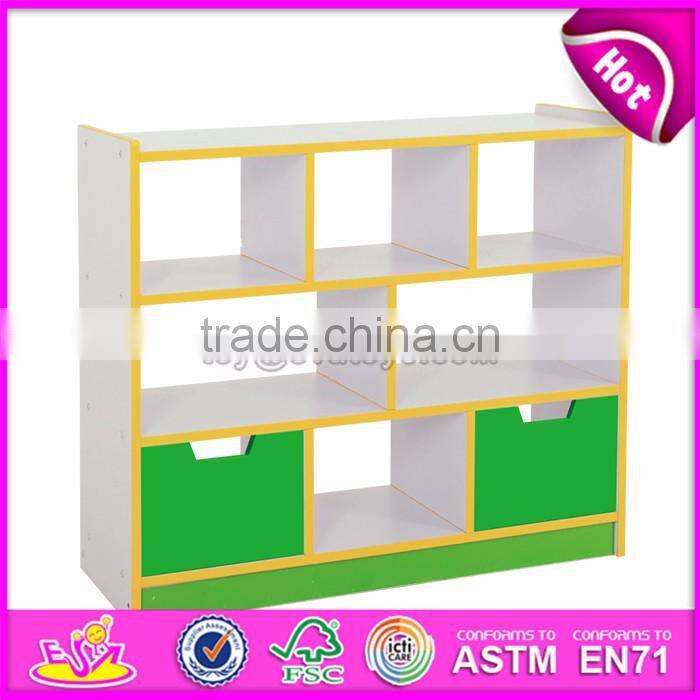 Customized early education center wooden children toy storage furniture W08C202