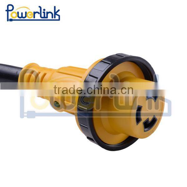 S60137 ETL RV power cord RV extension cord with LED