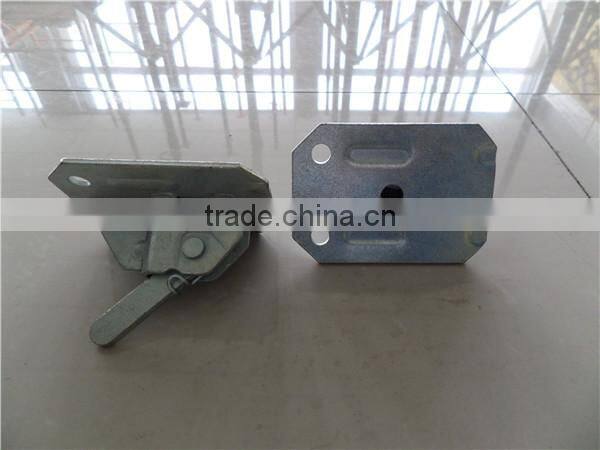 Scaffolding pressed spring rapid clamp for formwork tie rod